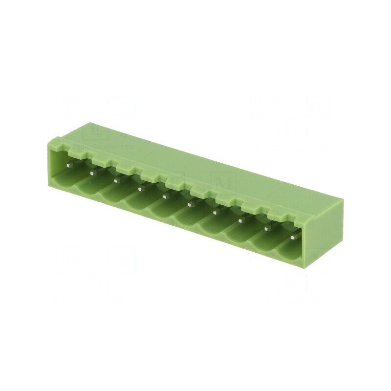 Regletă de conexiuni deconectabilă cu 10 piste și pini de 5,08mm | Electronic-mag.ro | Componente Electronice