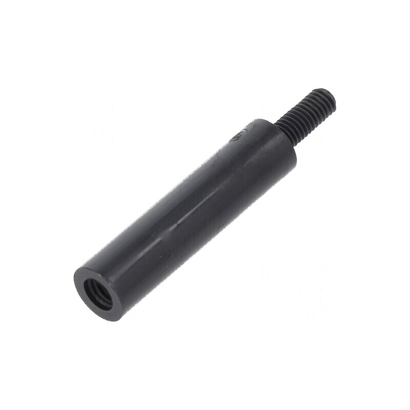 Piuliță distanțieră filetată cilindrică din poliamidă M3, 24mm | Electronic-mag.ro | Componente Electronice