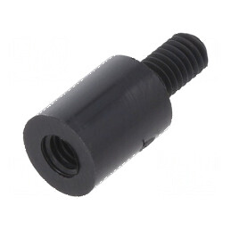 Piuliță distanțieră filetată cilindrică din poliamidă M4, 10mm | Electronic-mag.ro | Componente Electronice