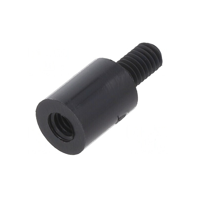 Piuliță distanțieră filetată cilindrică din poliamidă M4, 10mm | Electronic-mag.ro | Componente Electronice