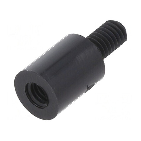 Piuliță distanțieră filetată cilindrică din poliamidă M4, 10mm | Electronic-mag.ro | Componente Electronice