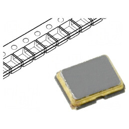 Rezonator de cuarț SMD 24MHz ±10ppm 9pF 2,6x2,1x0,65mm | Electronic-mag.ro | Componente Electronice