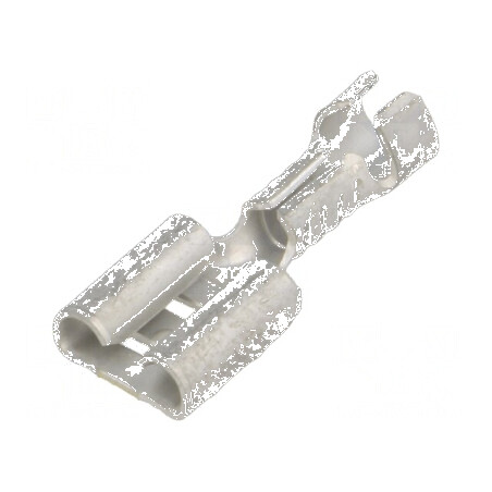 Terminal plat 6,3mm mamă 0,8mm pentru cablu 0,8÷1,4mm2 crimpat | Electronic-mag.ro | Componente Electronice