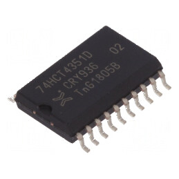 Demultiplexor digital IC 8 canale CMOS TTL - multiplexor clichet | Electronic-mag.ro | Componente Electronice