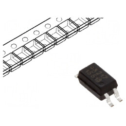 Optocuplor SMD cu 1 Canal, 3,75kV Izolație, 80V Uce, SO4 | Electronic-mag.ro | Componente Electronice
