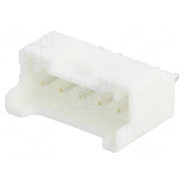 Conector cablu-placă soclu tată PIN 5 PA Pas 2mm THT 3A pentru conexiuni electrice | Electronic-mag.ro | Componente Electronice