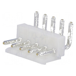 Conector cablu-placă soclu tată VH 3,96mm PIN 5 THT 250V 10A | Electronic-mag.ro | Componente Electronice