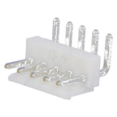 Conector cablu-placă soclu tată VH 3,96mm PIN 5 THT 250V 10A | Electronic-mag.ro | Componente Electronice