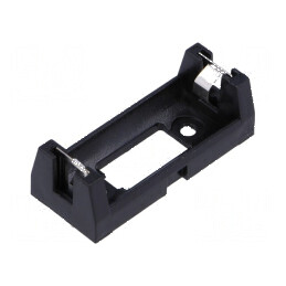 Suport pentru baterie CR123A/R123, negru, 1 bucata | Electronic-mag.ro | Componente Electronice