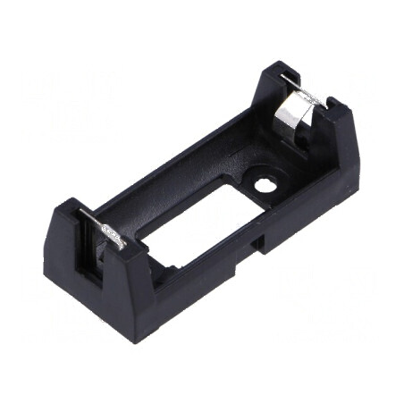 Suport pentru baterie CR123A/R123, negru, 1 bucata | Electronic-mag.ro | Componente Electronice