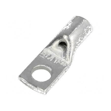 Vârf inelar tubular M6 16mm² cu cablu neizolat din cupru, crimpat | Electronic-mag.ro | Componente Electronice
