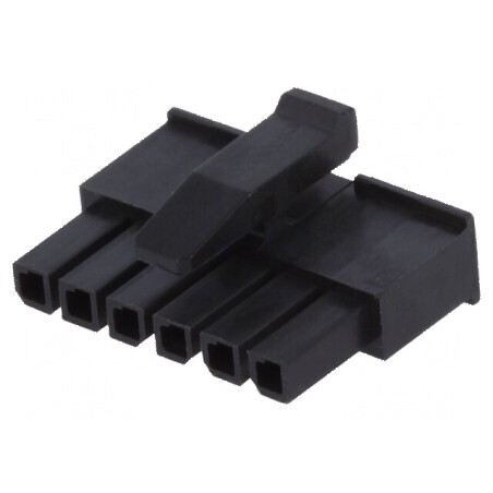 Conector cablu-cablu mufă mamă Micro MATE-N-LOK 3mm 6 pini | Electronic-mag.ro | Componente Electronice