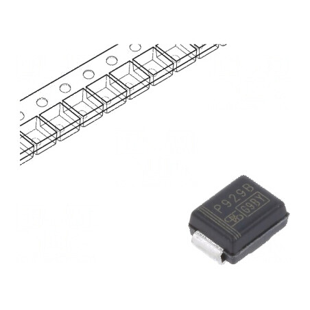 Diodă Zener 3W 15V 100mA SMD - rolă, bandă SMB, o singură diodă | Electronic-mag.ro | Componente Electronice
