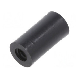 Manşon distanţier cilindric poliamidă M4 - 15mm lungime, 8mm diametru exterior | Electronic-mag.ro | Componente Electronice
