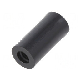 Manşon distanţier cilindric din poliamidă M4, Lungime 16mm, Diametru exterior 8mm | Electronic-mag.ro | Componente Electronice