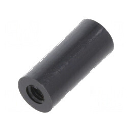 Manşon distanţier cilindric din poliamidă M4, 18mm lungime, 8mm diametru exterior | Electronic-mag.ro | Componente Electronice