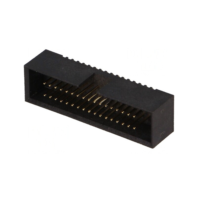 Conector IDC soclu tată 34 pini THT gold flash drept | Electronic-mag.ro | Componente Electronice