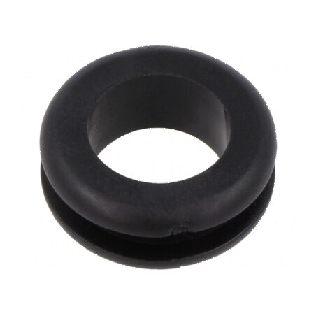 Manșon Øorif 22mm - Øorif 16mm Negru pentru Panouri cu Grosime Maximă de 4mm | Electronic-mag.ro | Componente Electronice