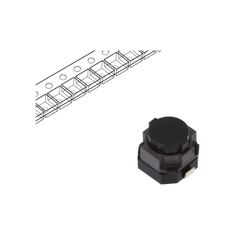 Microîntrerupător TACT SPST 0,05A/12VDC SMT Poz: 2 fără 1,6N | Electronic-mag.ro | Componente Electronice Microîntrerupător TACT SPST 0,05A/12VDC SMT Poz: 2 fără 1,6N | Electronic-mag.ro | Componente Electronice