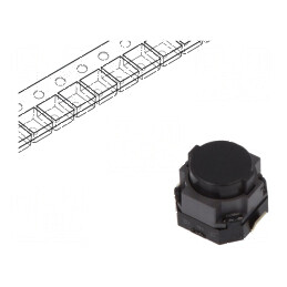 Microîntrerupător TACT SPST 0,05A/12VDC SMT Poz: 2 fără 2,5N | Electronic-mag.ro | Componente Electronice