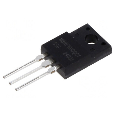Diodă Schottky THT 100V 10A ITO220AB, Ufmax 850mV - Redresor eficient pentru aplicații electrice | Electronic-mag.ro | Componente Electronice