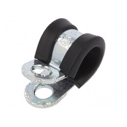 Clipsuri Øbuclă 11mm W 15mm din oţel cu protecţie EPDM | Electronic-mag.ro | Componente Electronice