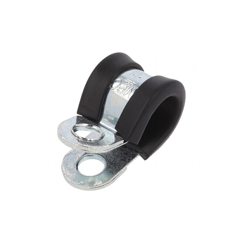 Clipsuri Øbuclă 11mm W 15mm din oţel cu protecţie EPDM | Electronic-mag.ro | Componente Electronice