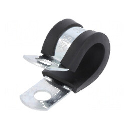 Clipsuri din oțel pentru Øbuclă 12,7-14,3mm, lățime 13mm, orificiu montaj 6,5mm | Electronic-mag.ro | Componente Electronice