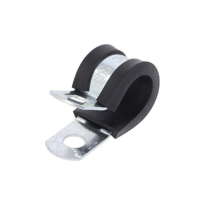 Clipsuri din oțel pentru Øbuclă 12,7-14,3mm, lățime 13mm, orificiu montaj 6,5mm | Electronic-mag.ro | Componente Electronice Clipsuri din oțel pentru Øbuclă 12,7-14,3mm, lățime 13mm, orificiu montaj 6,5mm | Electronic-mag.ro | Componente Electronice