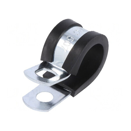 Clipsuri Øbuclă din oţel, dimensiuni 14,3÷15,9mm, lăţime 13mm, orificiu montare 6,5mm | Electronic-mag.ro | Componente Electronice
