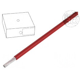 Cablu ÖLFLEX® WIRE MS 2.2 litat Cu 0,5mm2 PVC roşu pentru 450V, 750V | Electronic-mag.ro | Componente Electronice