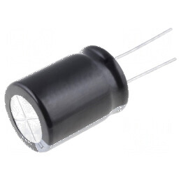 Condensator electrolitic THT 22uF 450VDC Ø12x25mm Raster 5mm - Componentă electronică de calitate | Electronic-mag.ro | Componente Electronice