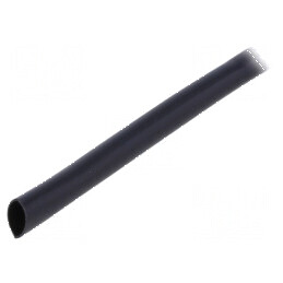 Manşon electroizolant PVC neagră 10m - temperatură -20÷125°C, Øint: 4,5mm | Electronic-mag.ro | Componente Electronice