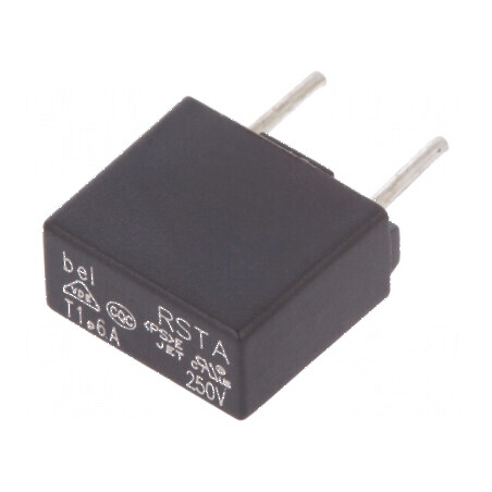 Siguranţă întârziere 1,6A 250VAC 63VDC 8,4x4x7,8mm pentru protecția circuitelor electrice | Electronic-mag.ro | Componente Electronice