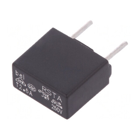 Siguranţă întârziere 2,5A 250VAC 63VDC 8,4x4x7,8mm pentru protecţie electrică | Electronic-mag.ro | Componente Electronice