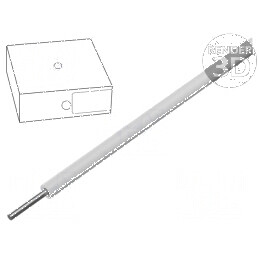Cablu SiD 1x0,5mm² cu sârmă de cupru din silicon alb, rezistență la temperaturi de -60° la 180°C, 300V/500V | Electronic-mag.ro | Componente Electronice