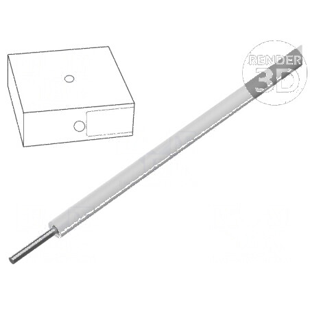Cablu SiD 1x0,5mm² cu sârmă de cupru din silicon alb, rezistență la temperaturi de -60° la 180°C, 300V/500V | Electronic-mag.ro | Componente Electronice