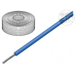 Cablu SiF 1x0,75mm² litat Cu LSZH, silicon albastru, rezistență temperatură -60° până la 180°C | Electronic-mag.ro | Componente Electronice