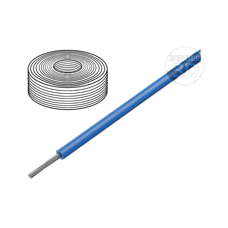 Cablu SiF 1x0,75mm² litat Cu LSZH, silicon albastru, rezistență temperatură -60° până la 180°C | Electronic-mag.ro | Componente Electronice Cablu SiF 1x0,75mm² litat Cu LSZH, silicon albastru, rezistență temperatură -60° până la 180°C | Electronic-mag.ro | Componente Electronice