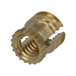 Adaos filetat din alamă M3 BN 1046 - Lungime 4,72mm, fără înveliş | Electronic-mag.ro | Componente Electronice