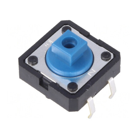 Microîntrerupător TACT SPST-NO 0,05A/24VDC THT Poz: 2 Fără Soldering | Electronic-mag.ro | Componente Electronice