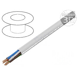 Cablu BiTprotect YTDY 6x0,5mm rotund cu sârmă din cupru PVC alb | Electronic-mag.ro | Componente Electronice