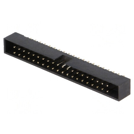 Conector IDC soclu tată 40 PIN THT gold flash 2mm drept | Electronic-mag.ro | Componente Electronice
