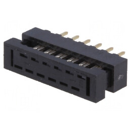 Conector IDC adaptor PIN 12 THT pentru cablu bandă 1mm | Electronic-mag.ro | Componente Electronice
