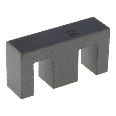 Miez ferită E 3F3 1350nH 1490mm3 32mm2 cu dimensiuni A: 20mm, B: 14,1mm, E: 7mm | Electronic-mag.ro | Componente Electronice