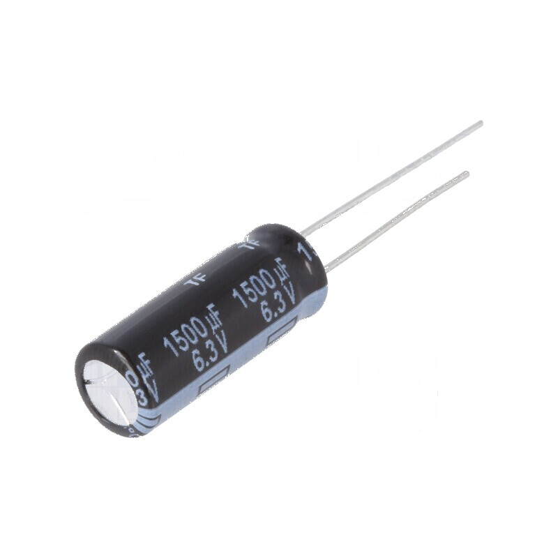 Condensator electrolitic low ESR THT 1500uF 6,3VDC Ø8x20mm pentru circuite electrice | Electronic-mag.ro | Componente Electronice Condensator electrolitic low ESR THT 1500uF 6,3VDC Ø8x20mm pentru circuite electrice | Electronic-mag.ro | Componente Electronice