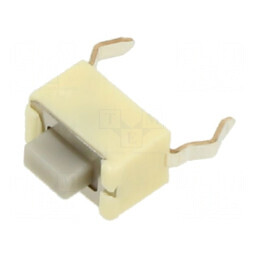 Microîntrerupător TACT SPST Poz: 2 0,05A/12VDC THT fără EVQPE - Comutator compact pentru circuite electrice | Electronic-mag.ro | Componente Electronice