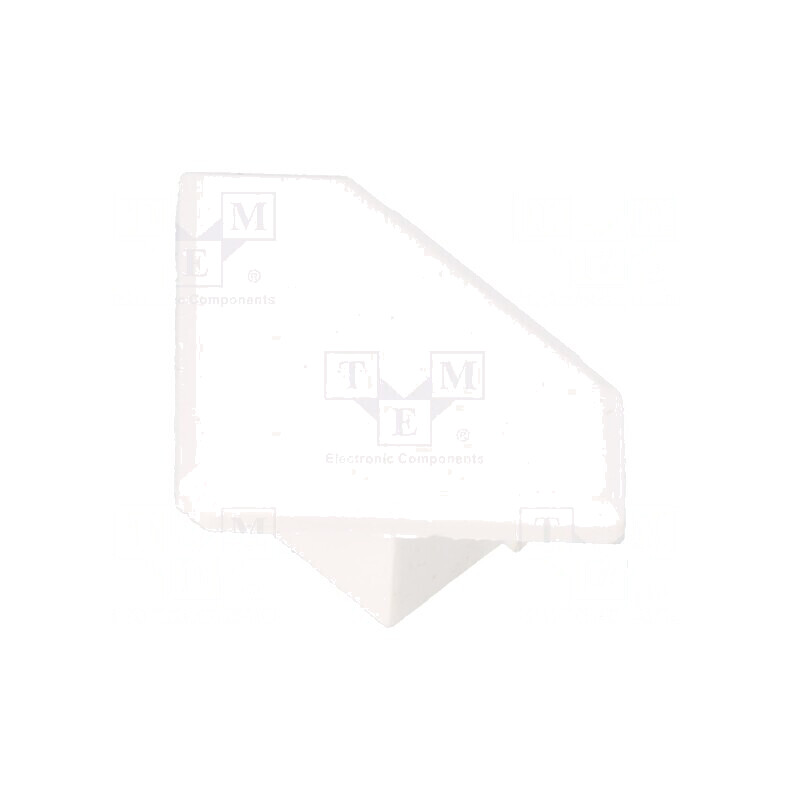 Obturator alb 45 pentru profil LED ALU | Electronic-mag.ro | Componente Electronice Obturator alb 45 pentru profil LED ALU | Electronic-mag.ro | Componente Electronice
