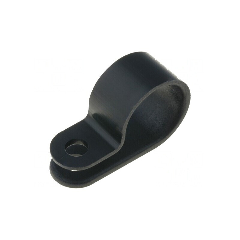 Clipsuri tip P pentru cabluri Øbuclă 14mm, lățime 10mm - set de prindere cabluri | Electronic-mag.ro | Componente Electronice