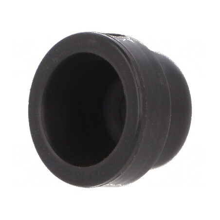 Obturator elastomer 12mm Seal Plug DS negru pentru temperaturi -20÷80°C IP54 | Electronic-mag.ro | Componente Electronice